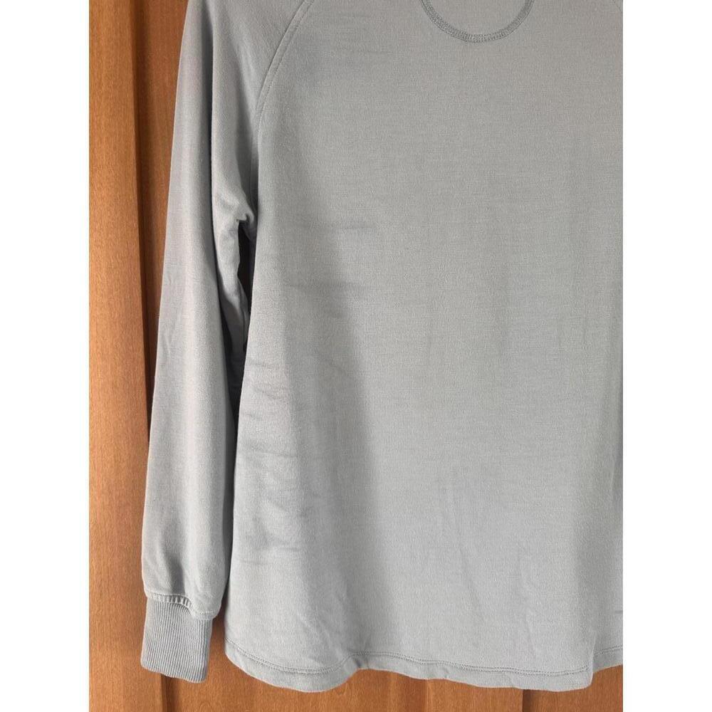 LAKE Blue Crewneck Long Sleeve Sweatshirt Women’s XS FLAWED - Picture 8 of 10